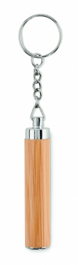 Logo trade corporate gift photo of: Mini bamboo torch with keyring