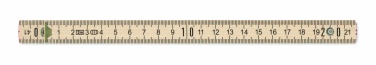 Logotrade business gift image of: Carpenter ruler in wood 2m