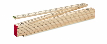 Logotrade promotional merchandise image of: Carpenter ruler in wood 2m