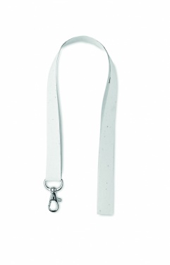 Logo trade promotional gifts image of: Seed paper lanyard w/hook