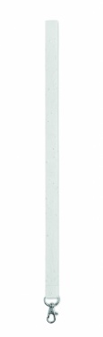 Logo trade promotional products image of: Seed paper lanyard w/hook