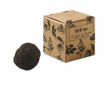 Logotrade advertising product image of: Herb seed bomb in carton box