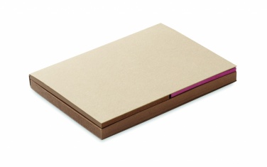 Logo trade promotional merchandise image of: Recycled paper memo set