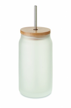Logo trade promotional giveaways picture of: Sublimation mason jar 400 ml