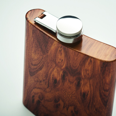 Logotrade promotional products photo of: Slim hip flask 190 ml
