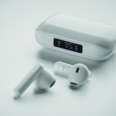 Logo trade promotional product photo of: Recycled ABS TWS earbuds