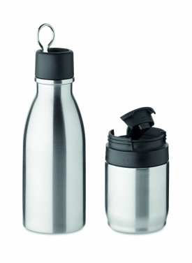 Logotrade advertising products photo of: 2 in 1 double wall bottle 500ml