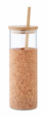 Logo trade advertising product photo of: Glass tumbler sleeve 450 ml