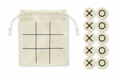 Logo trade advertising products picture of: Wooden tic tac toe
