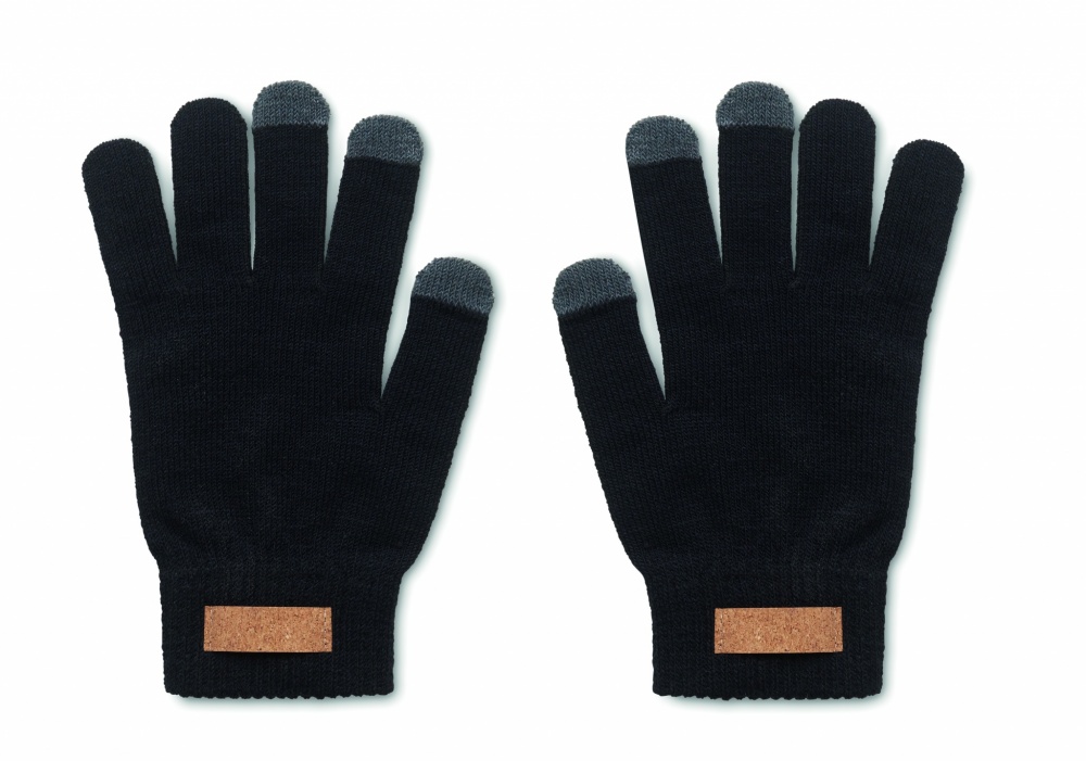 Logotrade promotional merchandise picture of: RPET tactile gloves
