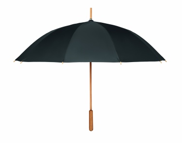 Logo trade business gift photo of: 23,5 inch RPET/bamboo umbrella