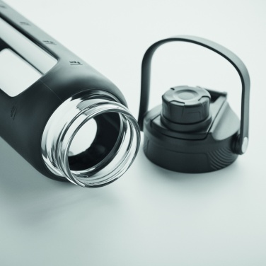 Logotrade promotional gifts photo of: Glass bottle with sleeve 750 ml