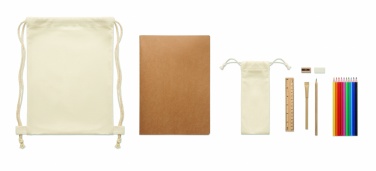 Logotrade corporate gift picture of: Kids drawing set in drawstring