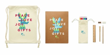 Logotrade corporate gift image of: Kids drawing set in drawstring