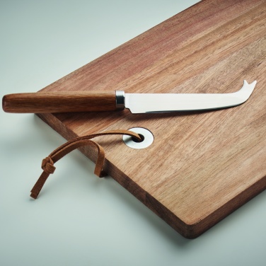 Logo trade business gift photo of: Acacia wood cheese board set Hannover
