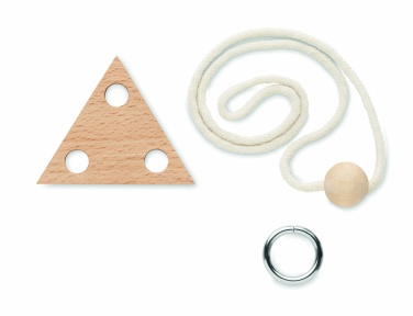 Logotrade advertising product image of: Wooden brain teaser triangle