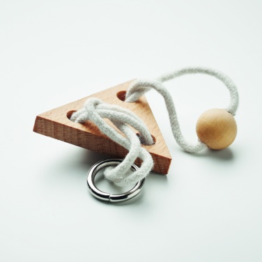 Logotrade promotional gift image of: Wooden brain teaser triangle