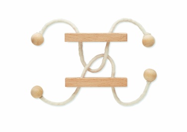 Logo trade advertising products picture of: Wooden brain teaser rectangle