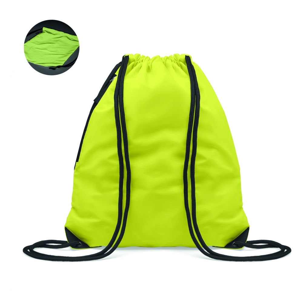 Logo trade promotional items image of: Brightning drawstring bag