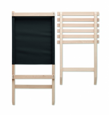 Logo trade promotional product photo of: Foldable wooden beach chair