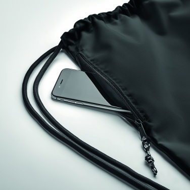 Logotrade promotional item picture of: Large drawstring bag 300D RPET