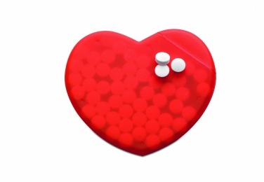 Logo trade promotional items picture of: Heart shape peppermint box