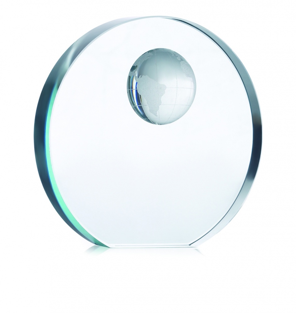 Logotrade promotional merchandise photo of: Globe glass trophy