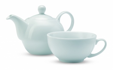 Logo trade promotional gifts image of: Teapot and cup set 400 ml