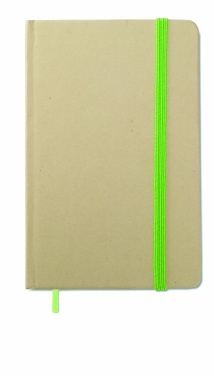 Logo trade promotional gift photo of: A6 recycled notebook 96 plain
