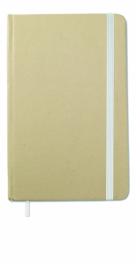 Logo trade promotional giveaway photo of: A6 recycled notebook 96 plain