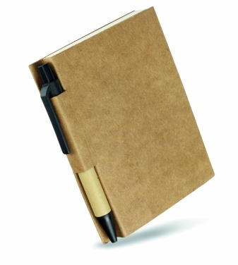 Logotrade advertising products photo of: Recycled notebook with pen