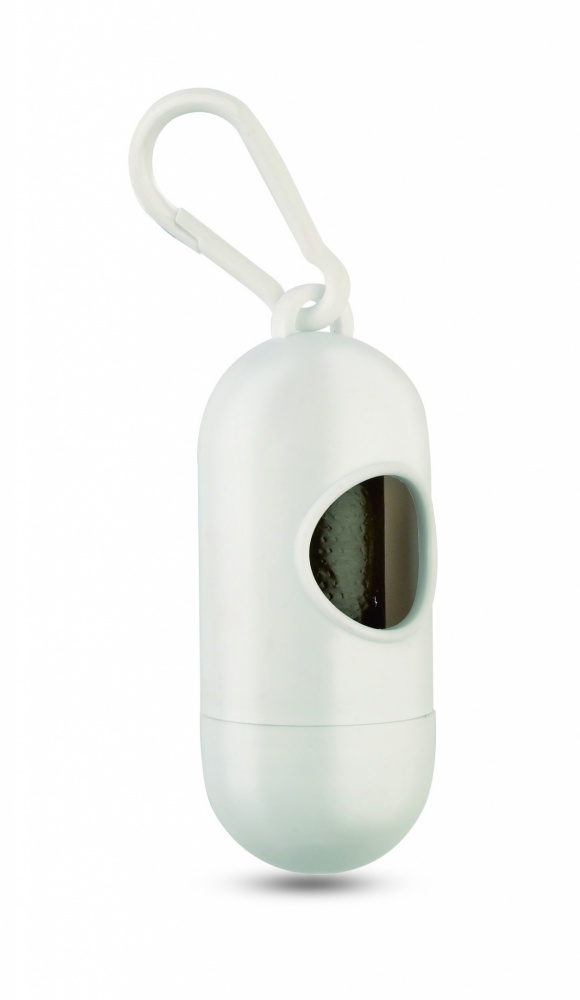 Logo trade promotional products image of: Container for pet bag w/ hook