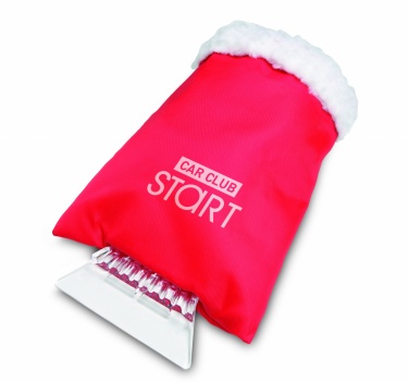 Logo trade promotional giveaway photo of: Car ice scraper w/ mitten
