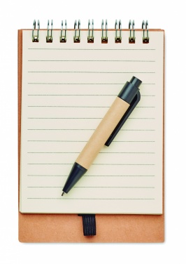 Logotrade corporate gift image of: Notepad with pen and memo pad