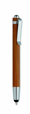 Logotrade promotional item image of: Bamboo pen and pencil set