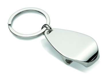 Logo trade promotional products image of: Bottle opener key ring Tornio