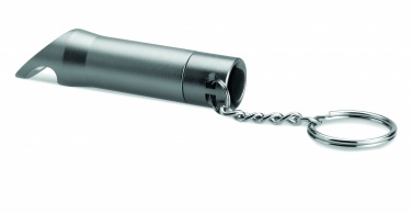 Logo trade promotional gifts picture of: Metal torch key ring Ylivieska
