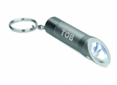 Logo trade corporate gift photo of: Metal torch key ring Ylivieska