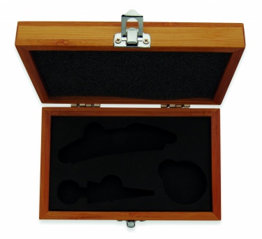 Logo trade advertising product photo of: Wine set in bamboo box