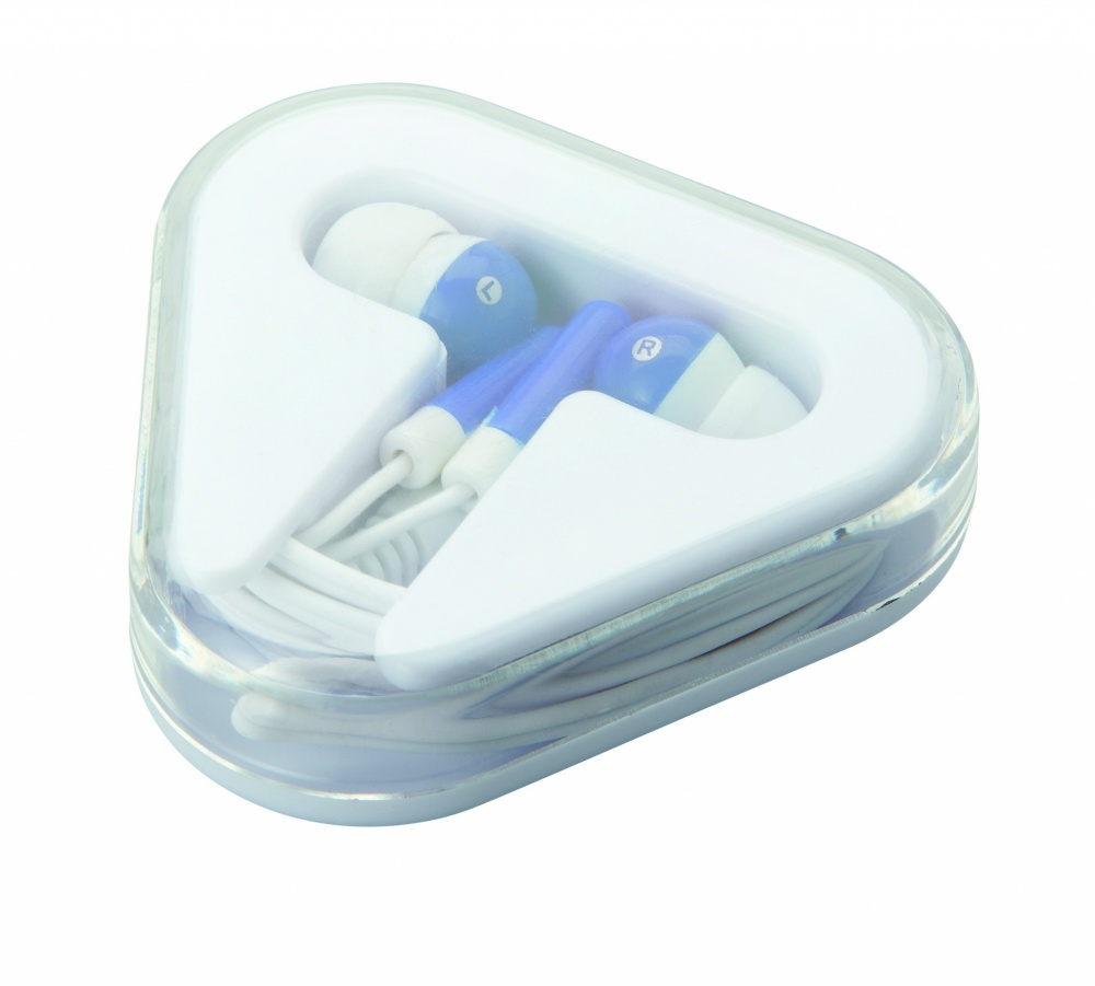 Logo trade promotional gifts image of: Earphones in PS case