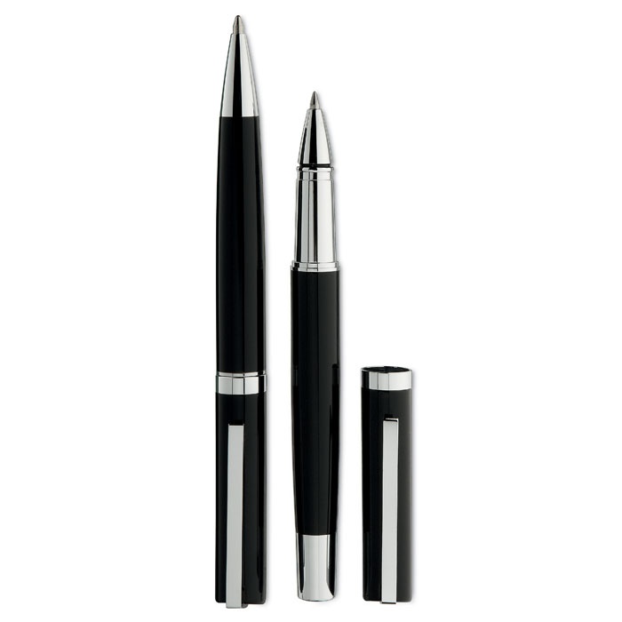 Logo trade promotional product photo of: Pen and roller in paper box