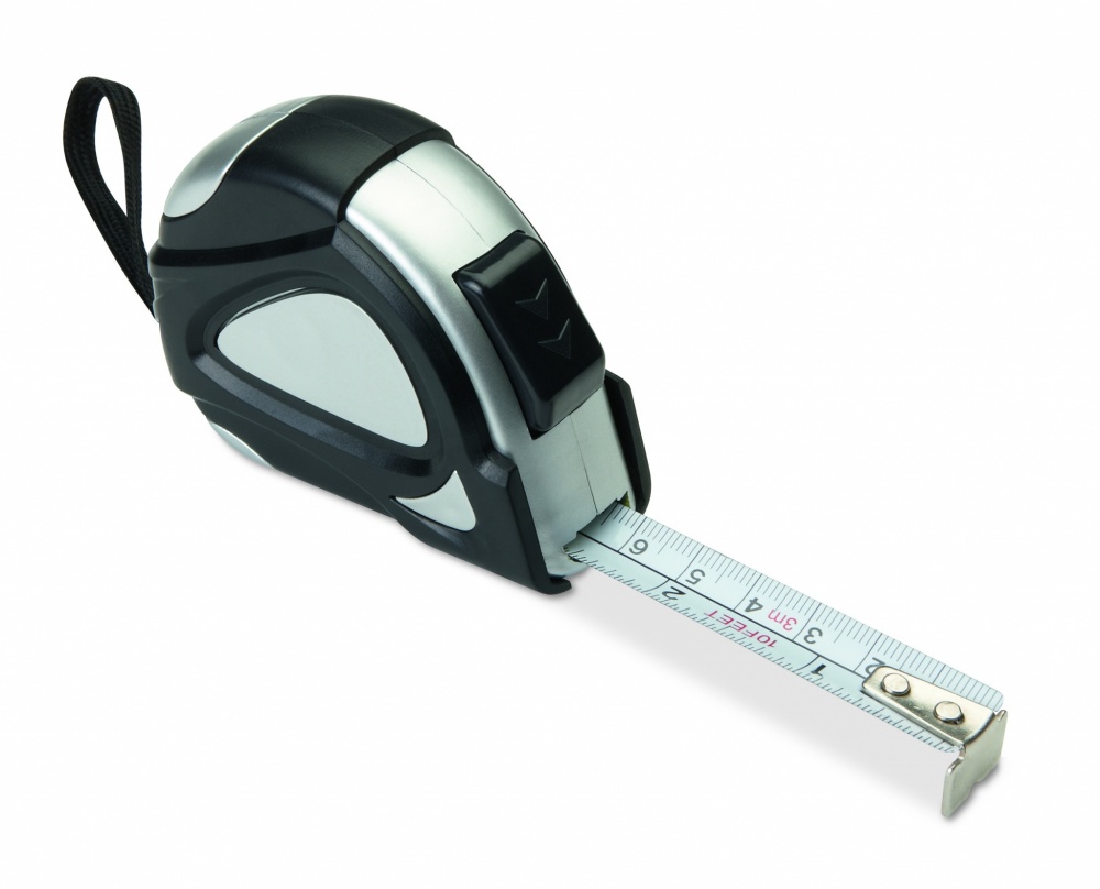 Logo trade promotional merchandise image of: Measuring tape 3m