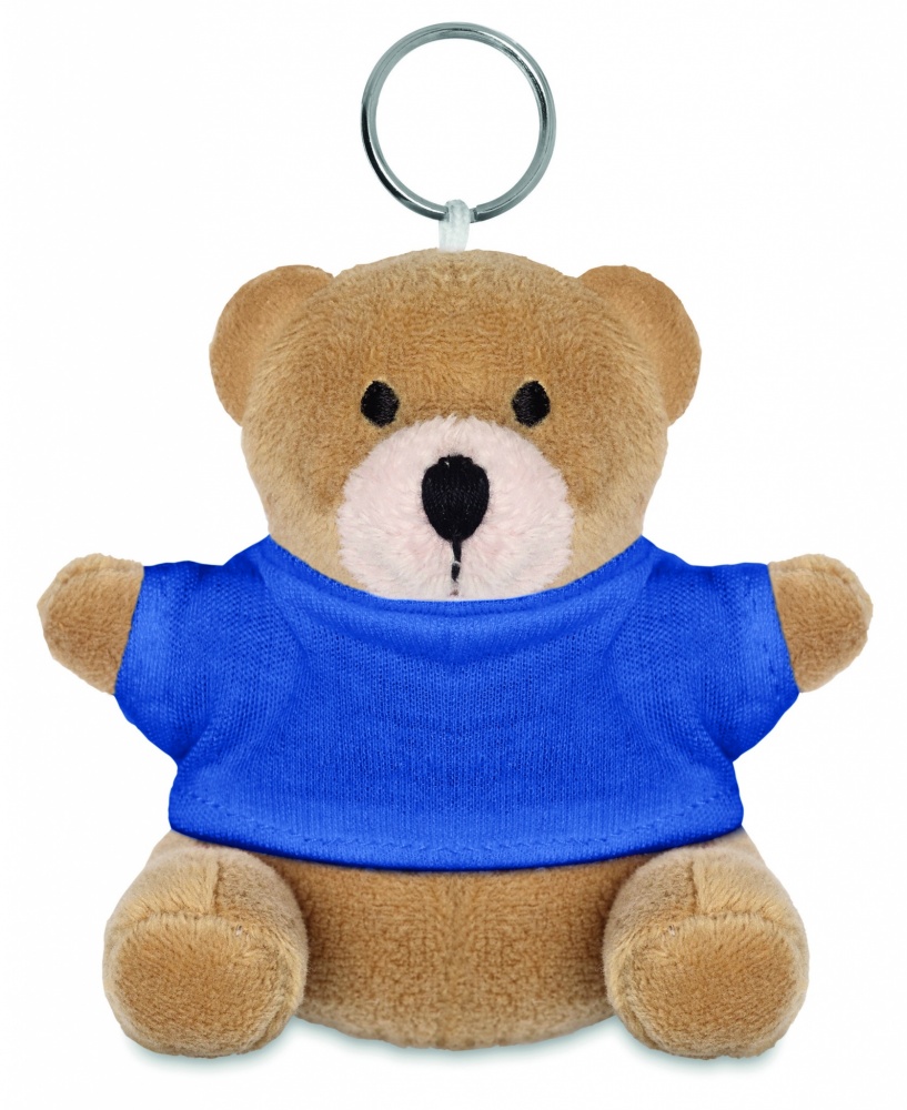 Logo trade promotional giveaway photo of: Teddy bear key ring FINLAND