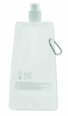 Logo trade advertising products image of: Foldable water bottle