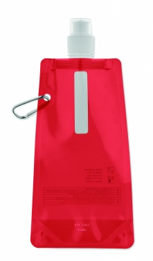 Logo trade promotional products image of: Foldable water bottle
