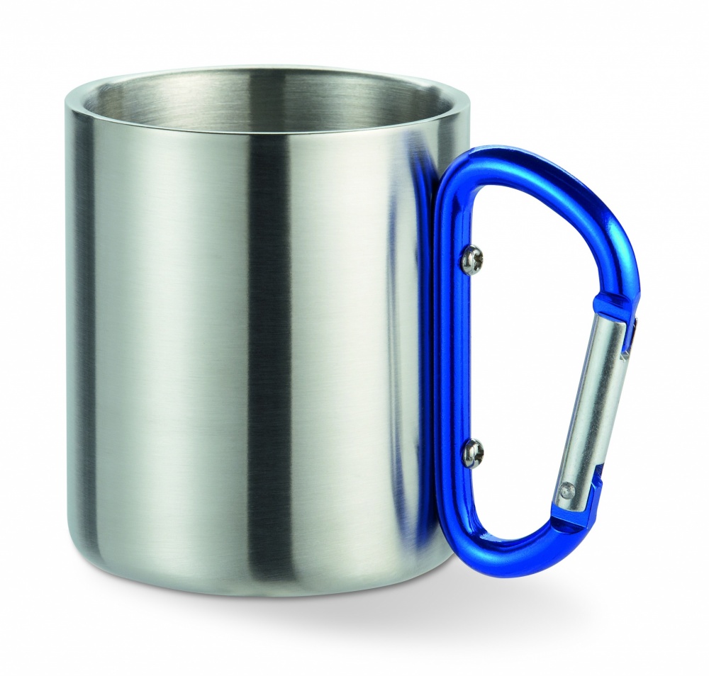 Logotrade promotional giveaway picture of: Metal mug & carabiner handle
