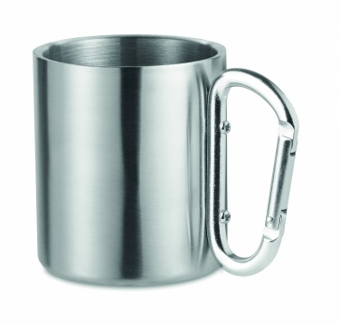 Logotrade promotional product picture of: Metal mug & carabiner handle