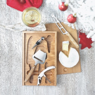 Logo trade promotional giveaway photo of: Cheese and wine set