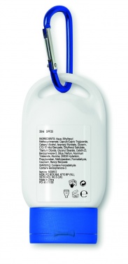 Logo trade promotional gifts image of: 30 ml sunscreen lotion