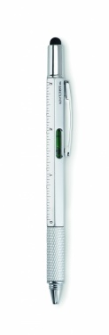 Logotrade promotional item picture of: Spirit level pen with ruler